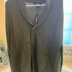 Express Men's Gray Sweater